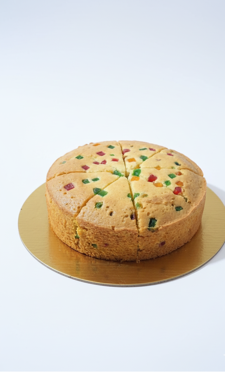 Plain Tutti Frutti Cake