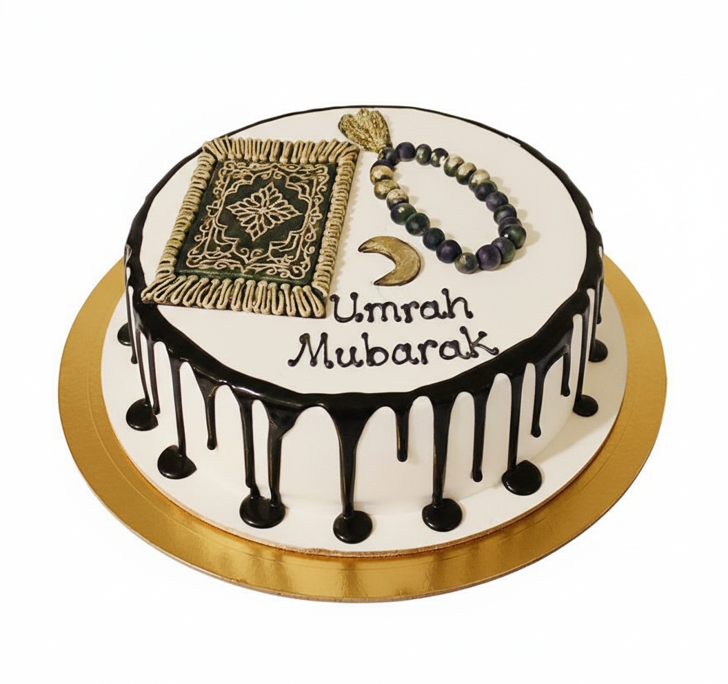 Chocolate Cake with Whipped Cream for Umrah